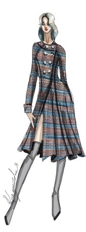 Образ: Костюмная ткань Chanel